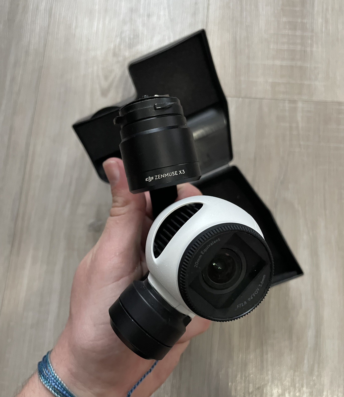 DJI Zenmuse X3 3-axis Gimbal Camera 12.4MP/4K for DJI Inspir