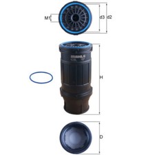Kraftstofffilter MAHLE KC 652D Filter