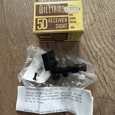 Vintage Williams Model 5d Jems Receiver Peep Sight Vintage Williams Model 5d Jems Receiver Peep Sight