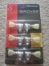 GROVER NICKEL TULIP TUNERS WITH IVORY TYPE ENDS