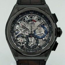 Zenith Defy 21 El Primero 49.9000.9004/78.R582 Black Ceramic High Freq. B&P 3