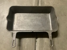 ALUMA SUPER COOKER CAST ALUMINUM SKILLET GRILL DEEP FISH FRY COOKWARE USA 17x10