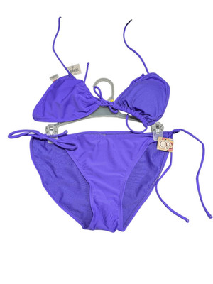 Ocean Pacific Purple Bikini Swimsuit Juniors L