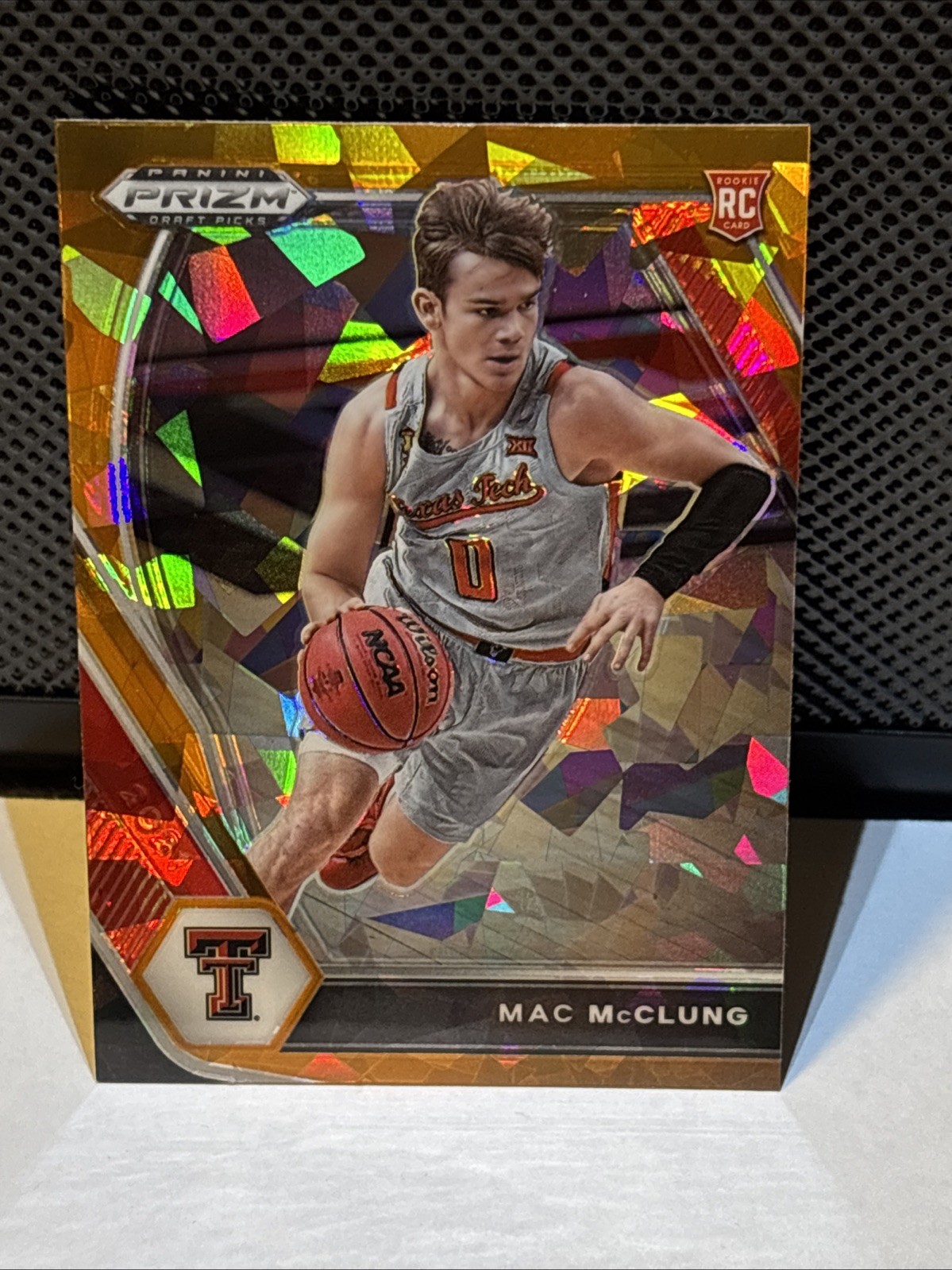 2021-22 Panini Prizm Draft Picks - Mac McClung #39 Orange Ice Prizm (RC)