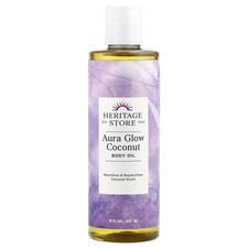 Heritage Store Aura Glow Coconut Musk 8 fl oz 240 ml Cruelty-Free, EcoFriendly,
