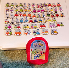 BBC Alphablocks 63 Alphabet Letter Character Figures Set with Carry Bag Age 3-4