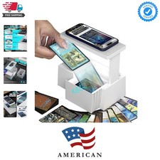 MTG Card Scanner Stand for ManaBox, Adjustable Phone Holder, Sloped Tray Trad...