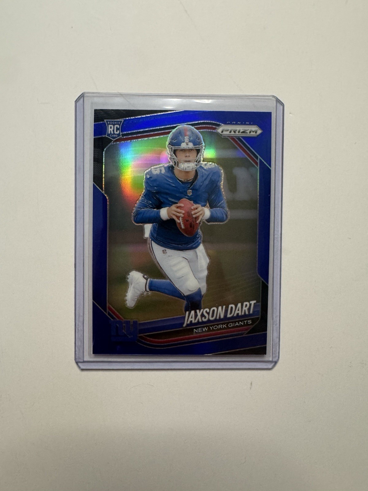 2025 Panini Prizm Jaxson Dart #332 Blue Prizm RC SSP COLOR MATCH