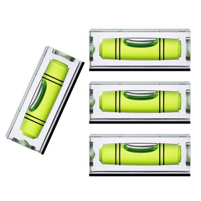Magnetic Mini Small Bubble Level Tool Scope Square Pocket Long Small, Green 