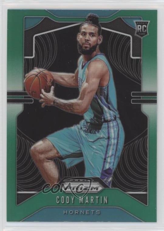 2019-20 Panini Prizm Rookie Green Prizm Cody Martin #278 Rookie RC 10uo