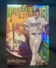 2025 Topps Chrome Update Series - Fortune 15 Freddie Freeman #F15-13 LA DODGERS
