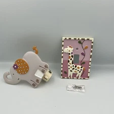 CoCaLo Baby Nursery Elephant Night Light & Giraffe Switch Plate Cover Set