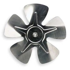 Dayton Replacement Fan Blade, 10 in Blade Dia, 5/16 in Bore Dia, 5 Blade,