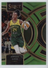 2024 Panini Select WNBA Premier Level Neon Green Prizm 46/75 Jewell Loyd 05y4