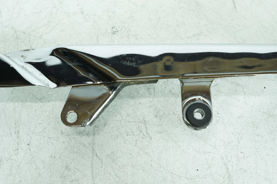 2002 Harley Softail FLSTFI Fat Boy OEM Drive Belt Guard Cover Shield Chrome - Image 4 of 4