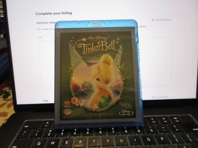 Tinker Bell (Blu-ray, 2008) Disney Peter Pan Spinoff Animated Fairies FREE SHIP!