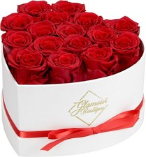 GLAMOUR BOUTIQUE Preserved Roses in a Box - Gifts for Her, Wife  Mom, Rose Flow