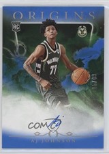 2024-25 Panini Origins Rookie Auto Blue /49 AJ Johnson #RA-AJJ Auto 1k5e