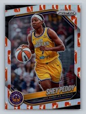 2025 Panini Prizm WNBA #136 Shey Peddy WNBA Logo Prizms