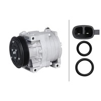 Klimakompressor 12 V Ø 115 Mm Hella Thermo-Expertise Passend FüR U.A. Fiat Punto