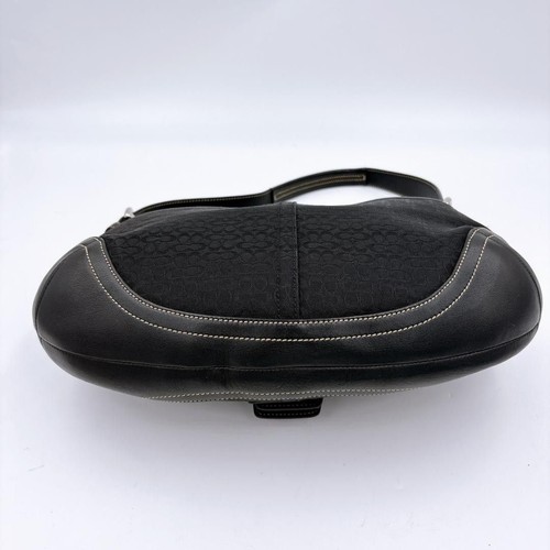 COACH Soho Signature One Shoulder Bag Black from Japan - Gem