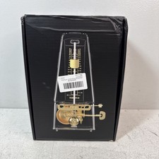 TERENCE Mechanical Metronome for Piano Guitar Violin Bass Drum Transparent NEW