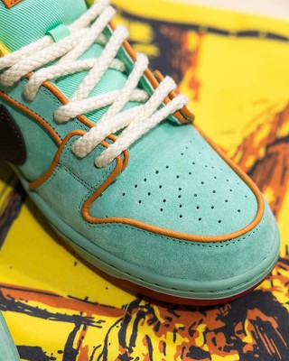 Nike SB Dunk Low Rodeo Sz 11 BHM Tourmaline HF3058-300 Black