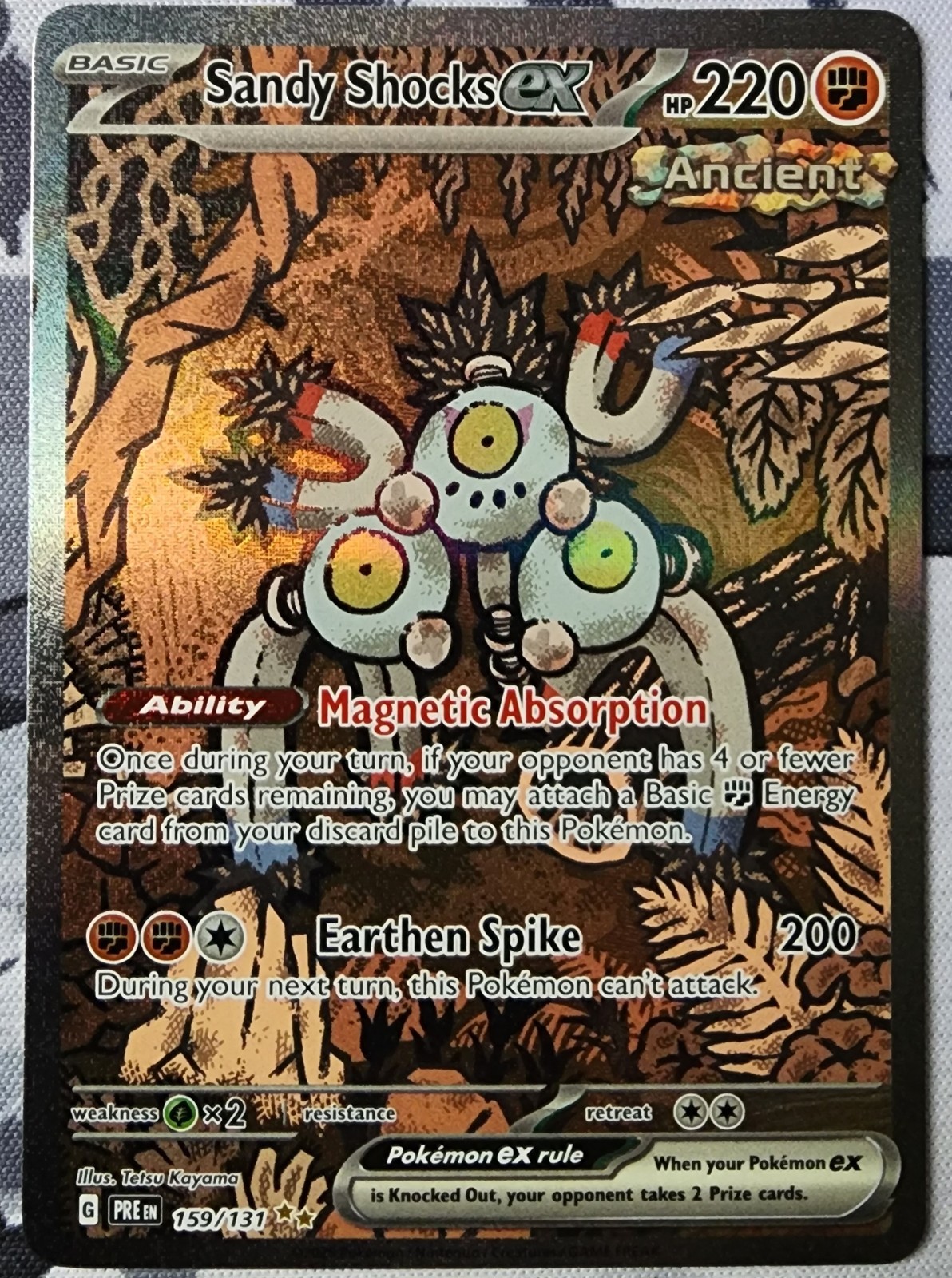 Pokémon TCG Sandy Shocks EX 159/131 SIR Prismatic Evolutions Pristine Condition