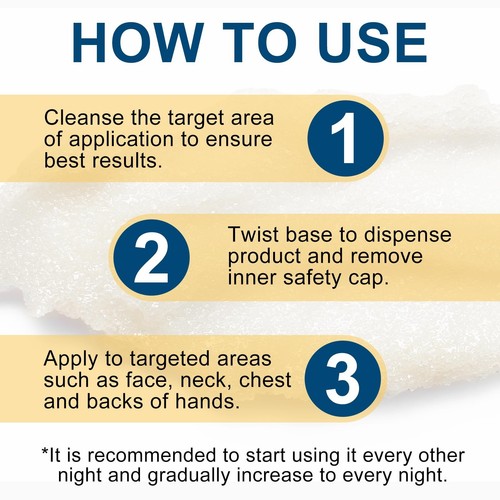 Retinol Firming Serum Stick, Retinol Face Stick Antioxidants to Visibly Tighten - Picture 3 of 9