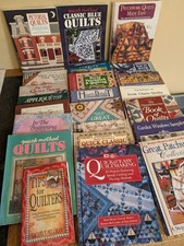 Lot Of 23 Various Quilting Books Hard And Soft Cover Great Condition