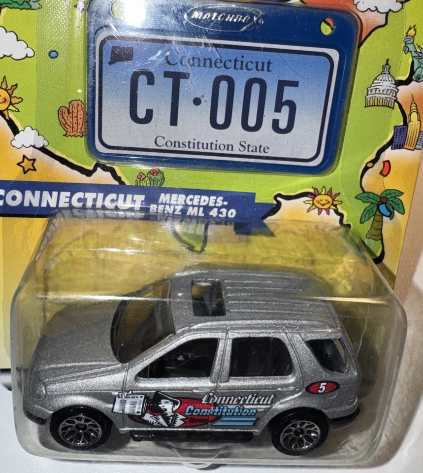 Matchbox Across America 50th Birthday Series Connecticut Mercedes Benz ML 430 - Image 3 of 4