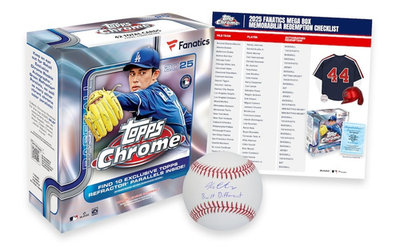 2025 TOPPS CHROME MEGA BOX Fanatics Exclusive (42 Cards) MLB