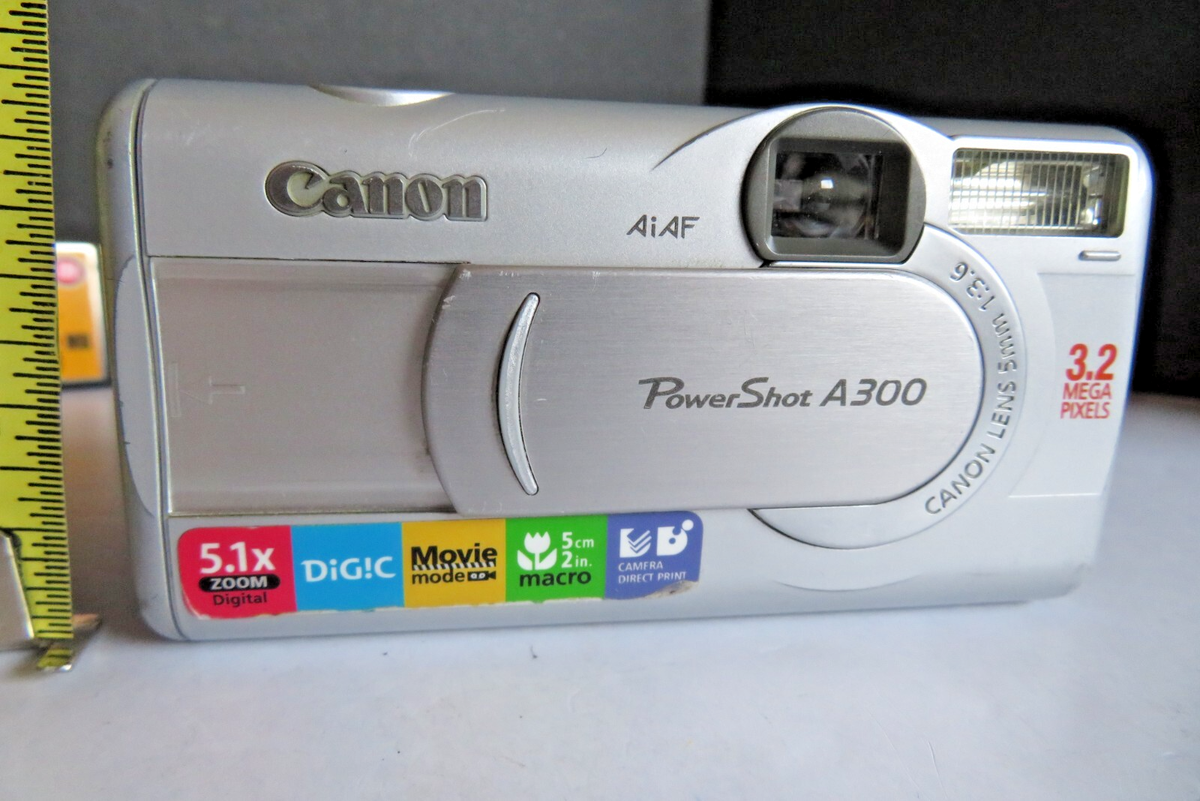 Canon PowerShot A300 *VIDEO* 3.2MP Digital Camera 5.1x Digital