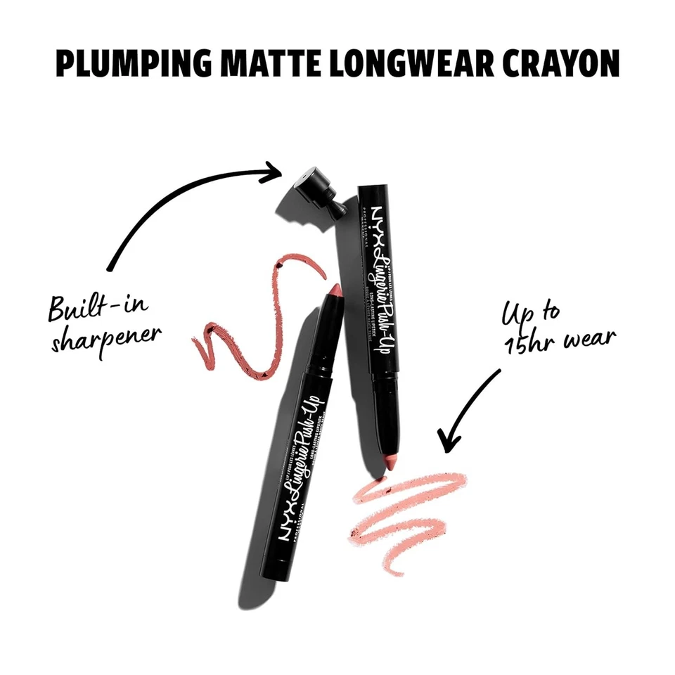 NYX PROFESSIONAL MAKEUP Lip Lingerie Push-Up Long Lasting Plumping Lipstick - Image 3 of 3