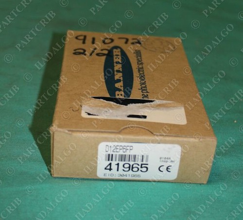 Banner, D12EP6FP, 41965, Fiber Optic Sensor Switch NEW - Bild 1 von 3