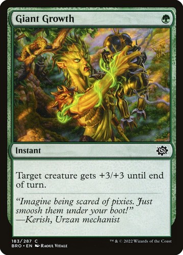 マジック　ジャイアント Giant Growth - 183 - BRO - NM - MTG Magic the Gathering | eBay