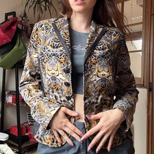 Vintage 00s Leopard Print Jacket