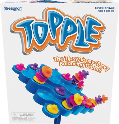 Pressman Toy - Original Topple Board Game New in the Box | Classic & Fun