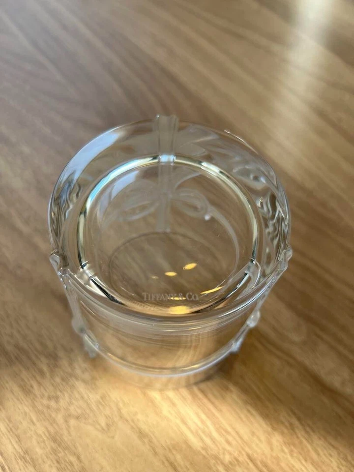 TIFFANY&Co. Ruban nœud en verre de roche Tiffany sans boîte - Photo 4/4