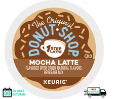 🆕☕ Donut Shop Mocha 1 One Step Latte Keurig Coffee K-cups  