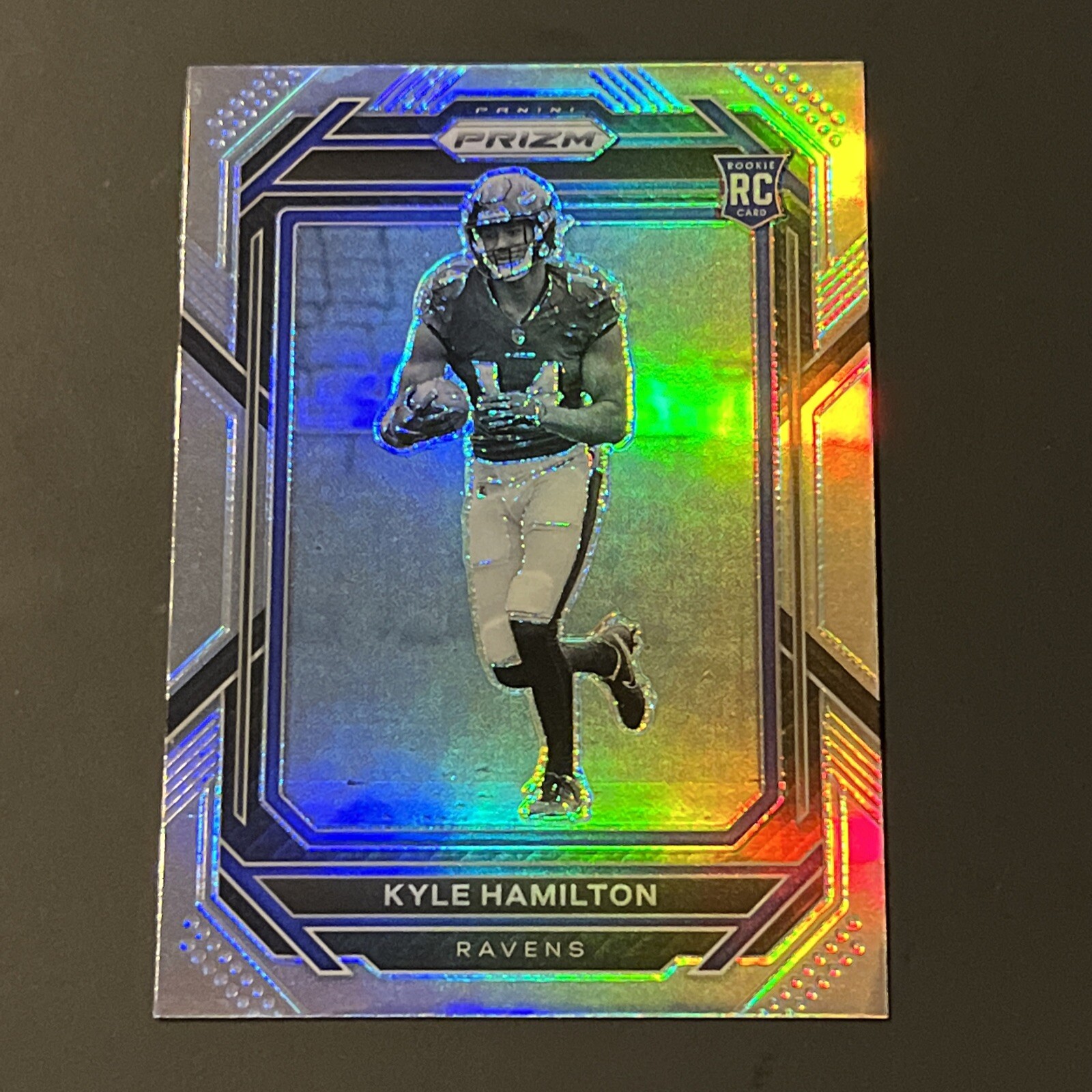 2022 Panini Prizm Kyle Hamilton Silver Variation Prizm Rookie #342 Ravens.  #221