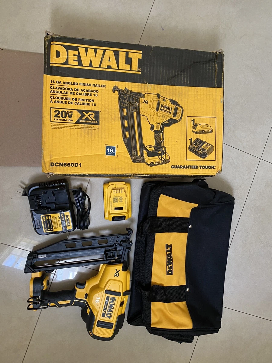 Dewalt 20v online 16ga finish nailer
