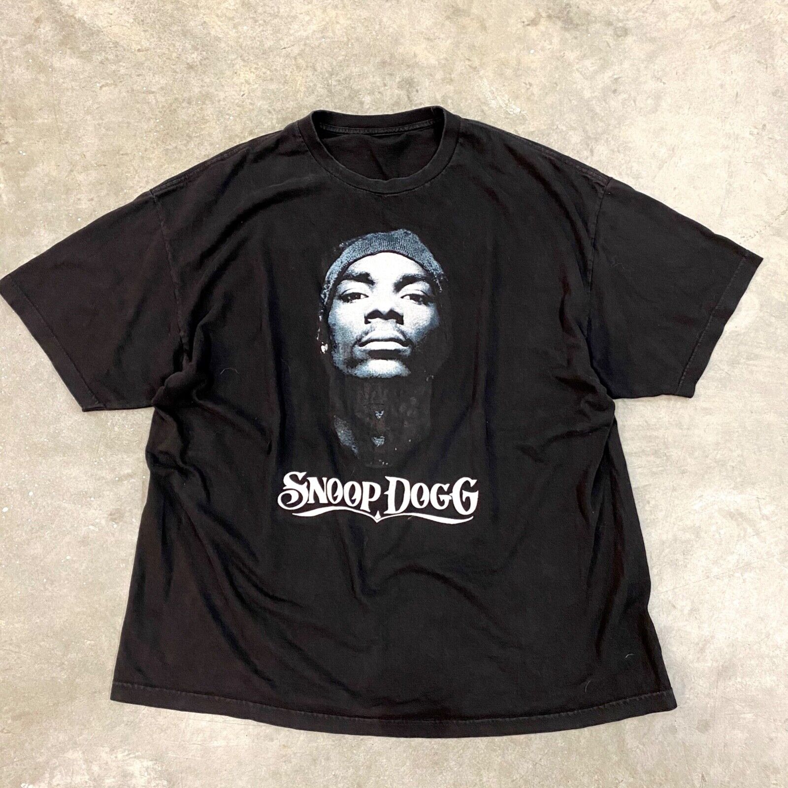 リペアあり snoop dogg big face rap tシャツ-