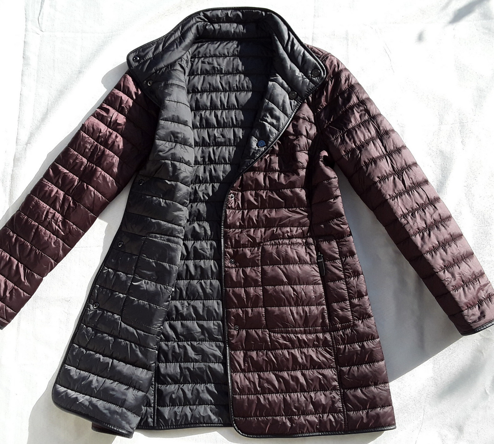 Basler Lightweight Reversible Quilted Coat 36 Jac… - image 5