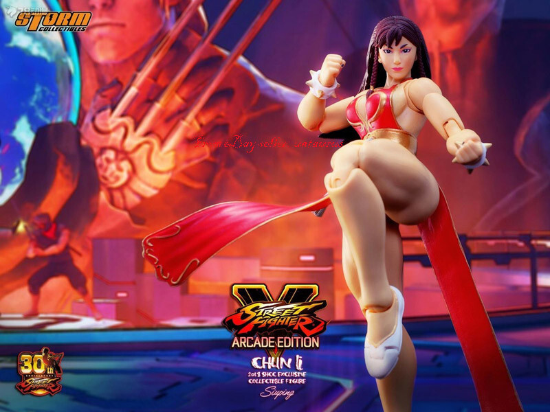 Perfect Storm 1/12 V Chun-Li (Red Combat Suit) Model New | eBay