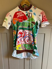 Biemme Maratona Dles Dolomites men's cycle jersey | White/Green | Medium | Rare