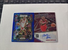 2023 Optic Jabari Smith Jr. Fast Break Auto Pink /25 SSP Blue Speckle/144 Prizm