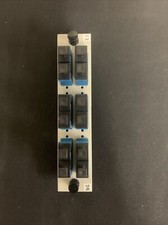 Fiber Optic Adapter Panel with 6 SC Duplex Adapters 12 - 71541