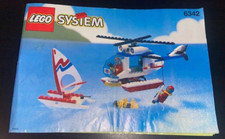 Lego System #634 Beach Rescue Chopper 1993 TOWN Instruction Book Manual Only