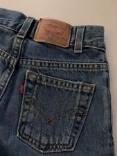 Vintage Little Boys 7 Levis Denim Shorts 550 Relaxed 7X Y2K Dad Vtg Levi  s